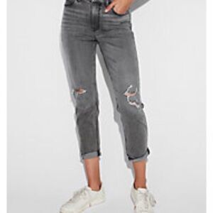 New Express distressed Girlfriend jeans. Sz 2